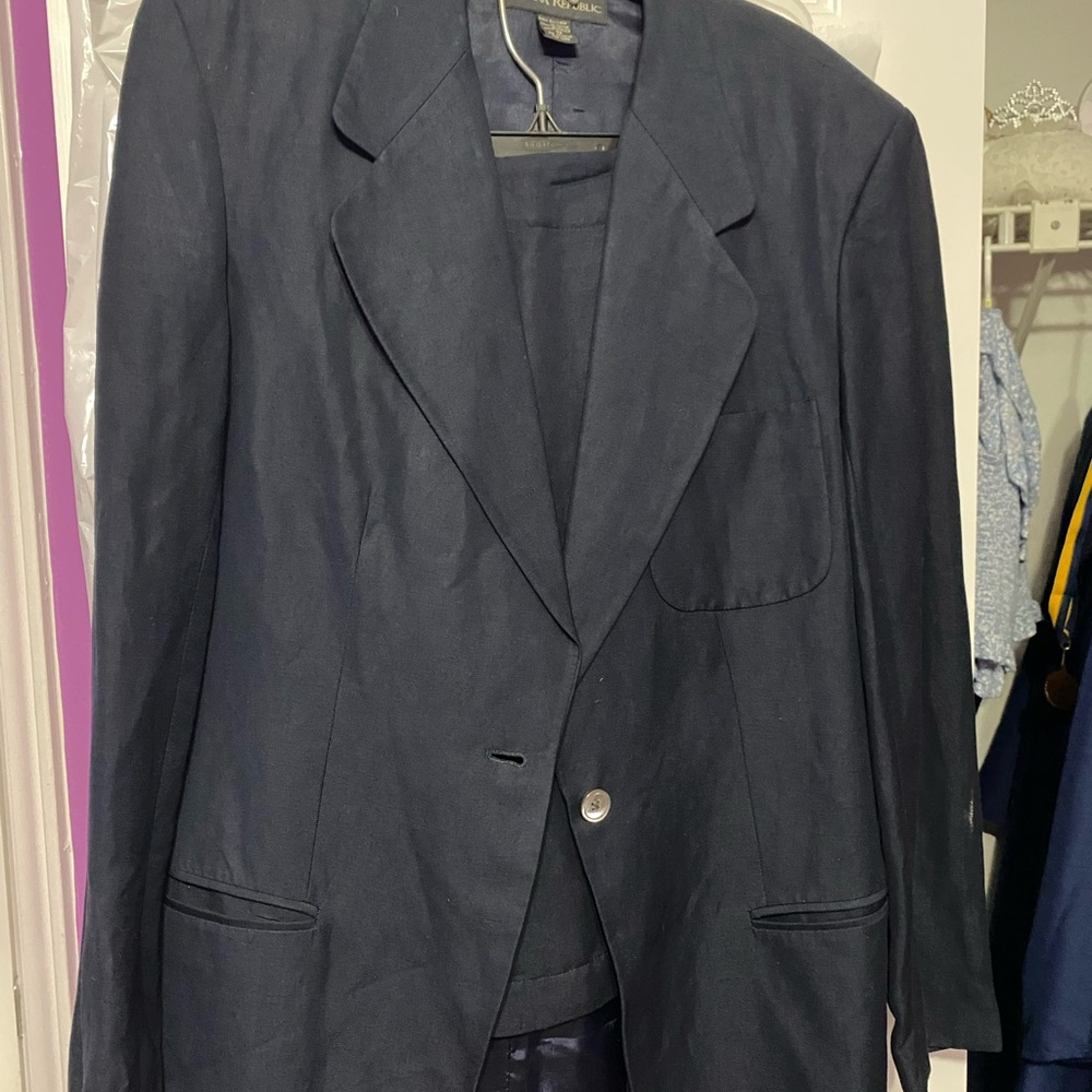 Banana Republic blazer and skirt set